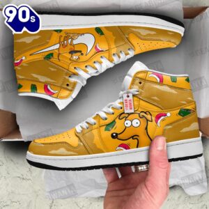 Santa's Little Helper J1 Shoes The Simpson Fans