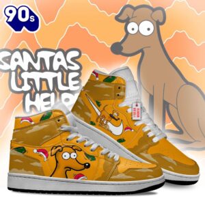 Santa's Little Helper J1 Shoes The Simpson Fans