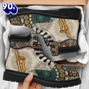 Saxophone Vintage Mandala Asboot SKY All Season Boots