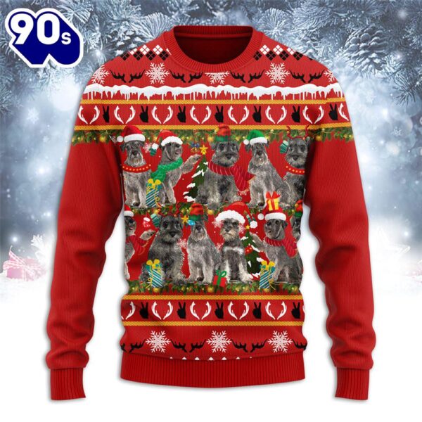 Schnauzer Merry Christmas Ugly Sweater