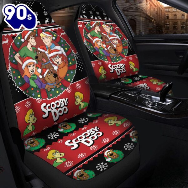 Scooby Doo Christmas Premium Custom Car Seat Covers Decor Protectors Gift Xmas