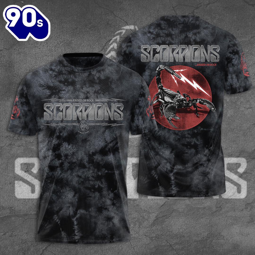 Scorpions 3D Apparel Gift For Fans Rock Music 3D Shirt Scorpions 3D Apparel Gift For Fans Rock Music 3D Shirt