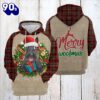 Scottish Terrier Christmas Awesome Christmas Hoodie All Over Print  , Pet Christmas 3d Shirt