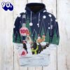 Scottish Terrier Playing Christmas Hoodie All Over Print  , Pet Christmas 3d Shirt