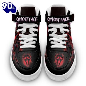 Scream Ghostface High Top Air Force Shoes Sneakers Custom For Horror Fans
