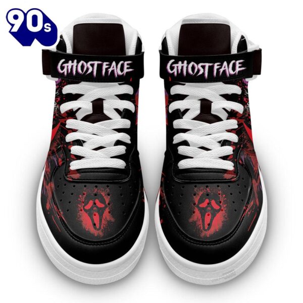 Scream Ghostface High Top Air Force Shoes Sneakers Custom For Horror Fans