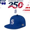 Seattle Mariners USA 250th Anniversary Stars & Stripes Cap