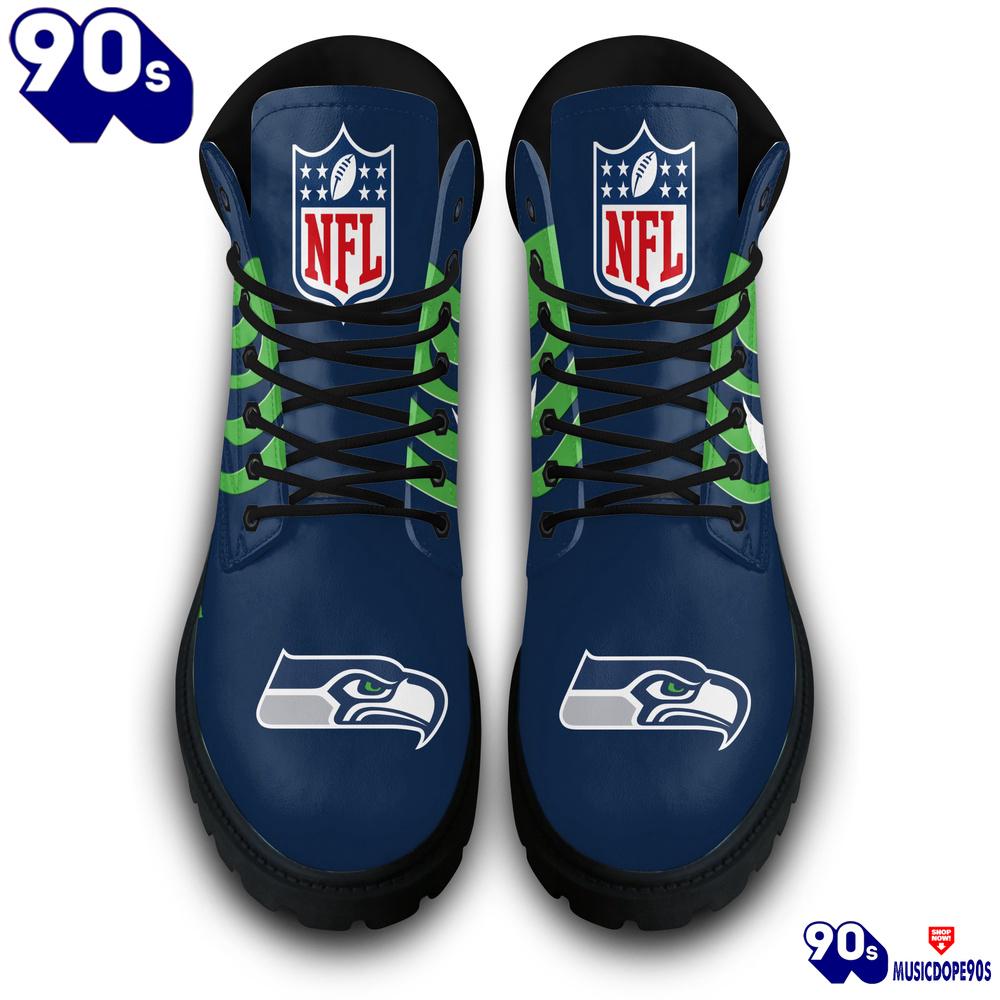 Seattle Seahawks Custom Boots Shoes Idea Gift For Fan Seattle Seahawks Custom Boots Shoes Idea Gift For Fan