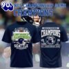 Seattle Seahawks Football NFC Champions 2026 Tshirt Limited Edition Blue