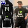 Seattle Seahawks I 💚 Sam Darrnol Limited Edition Hoodie Ver2