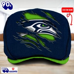 Seattle Seahawks NFL Basic Design Personalized Jeff Cap