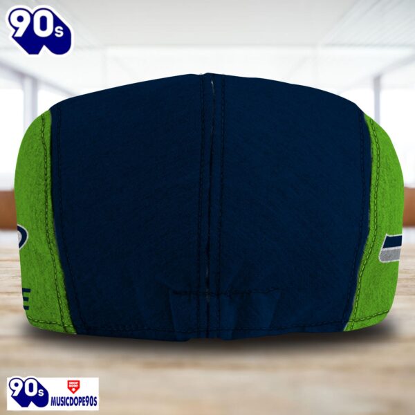 Seattle Seahawks NFL Basic Design Personalized Jeff Cap