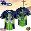 Seattle Seahawks NFL Blessed Beyond The Score Baseball Jersey, Trending NFL Jersey