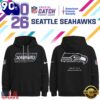 Seattle Seahawks NFL Crucial Catch 2026 Limited Edition Black Hoodie Shirt, NFL Trending Shirt