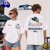Seattle Seahawks NFL Kitty Burger Game Day Unisex 3D Shirt, NFL Trending Shirt