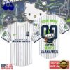 Seattle Seahawks NFL Kitty Game Day Custom Baseball Jersey Shirt , Trending NFL Jersey