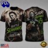 Seattle Seahawks NFL Michael Myers Sunday Nightmares Horror Halloween 3D T Shirt, NFL Trending Shirt