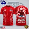 Seattle Seahawks NFL RED Friday One Team One Mission Patriotic Soldier Tribute T Shirt, NFL Trending Shirt