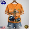 Seattle Seahawks NFL Thanksgiving Faith And Football V Neck T Shirt, NFL Fan V Neck Shirt