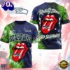 Seattle Seahawks NFL The Rolling Stones Limited Style T Shirt