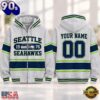 Seattle Seahawks NFL Varsity Stripe Zip Hoodie, NFL Trending Shirt