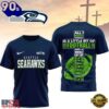 Seattle Seahawks NFL Whole Lot of Football Christian Cross 3D Shirt, NFL Trending Shirt