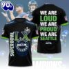Seattle Seahawks Super Bowl LX Retro Tri-Blend Tshirt