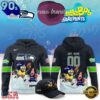 Seattle Seahawks x SpongeBob Limited Edition Personalized Hoodie, Sport Trend 3D Shirt