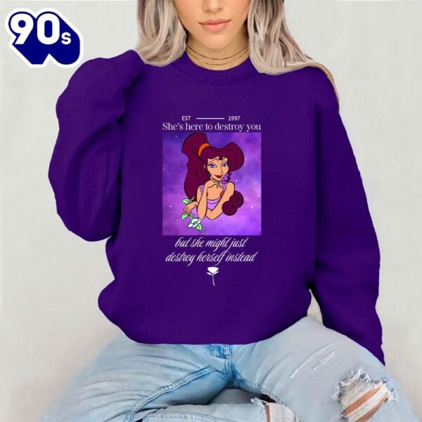 She Here To Destroy You Megara Hercules Taylor Swift Lyrics T Shirt