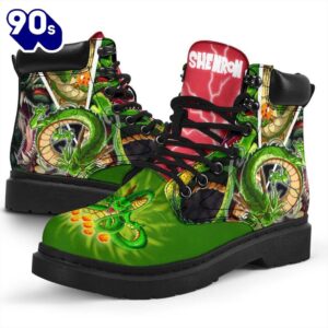 Shenron Dragon Ball Leather Boots Shoes Funny Gift For Anime Fan