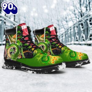 Shenron Dragon Ball Leather Boots Shoes Funny Gift For Anime Fan