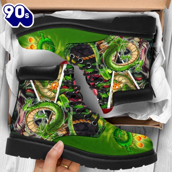 Shenron Dragon Ball Leather Boots Shoes Funny Gift For Anime Fan
