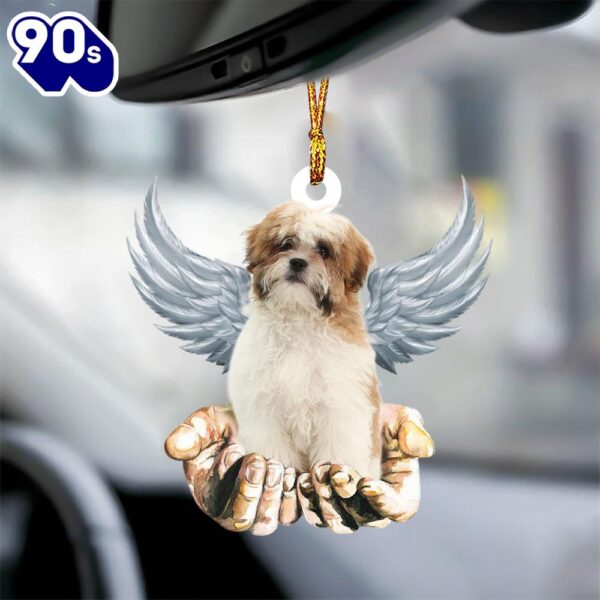 Shih Tzu Angel Dog Memorial Ornament, Gift For Christmas