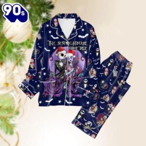 Skellington Sally Christmas Pajamas Set,…
