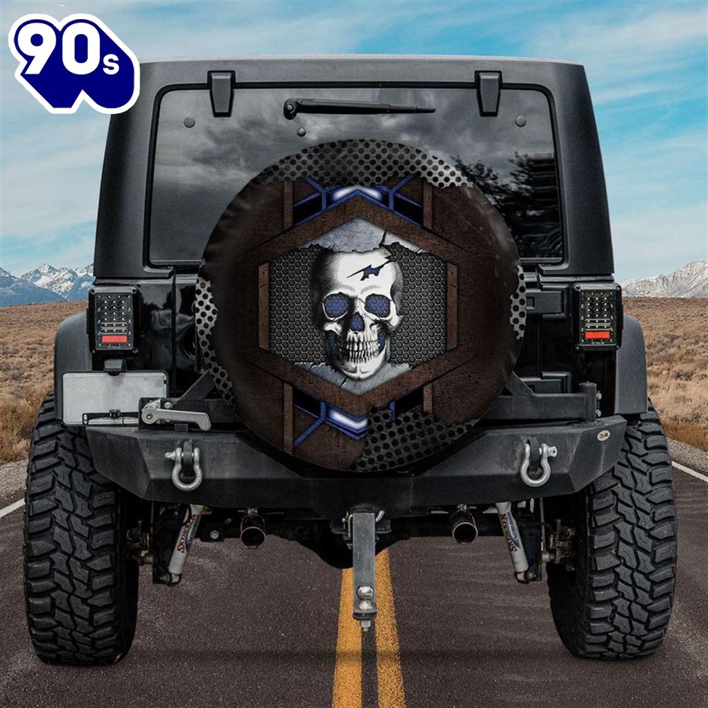 Skull Meta Car Spare Tire Cover Skull Meta Car Spare Tire Cover