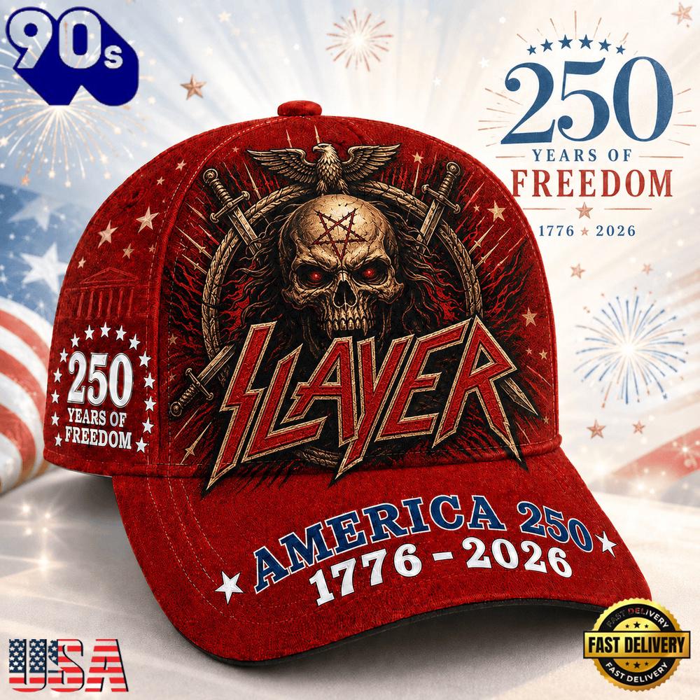 Slayer America 250 Years Of Freedom Classic Cap Slayer America 250 Years Of Freedom Classic Cap