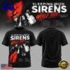 Sleeping With Sirens Australia Tour 2027 New Design T Shirt, Viral 3D Music Tee