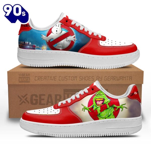Slimer vs Ghostbusters Air Sneakers Custom For Movies Fans