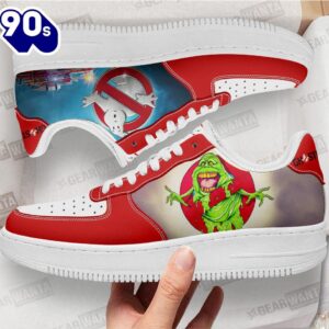 Slimer vs Ghostbusters Air Sneakers Custom For Movies Fans