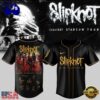Slipknot sic est Stadium Tour 2027 Graphic Signature Baseball Jersey, Music Fan Baseball Jersey