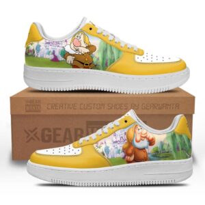 Sneezy Snow White and 7 Dwarfs Custom Air Sneakers 3 Sneezy Snow White and 7 Dwarfs Custom Air Sneakers