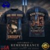 Snoopy 343 Tribute Twin Towers September 11 Remembrance 3D Shirt, Viral 3D Music Tee