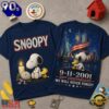 Snoopy 9 11 Memorial 25th Anniversary 3D Shirt , Music New Shirt