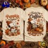 Snoopy Autumn Pumpkin Spice Fall Coffee 3D Shirt , Viral 3D Music Tee