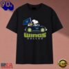 Snoopy Driving Car Dallas Wings WNBA Basketball T Shirt , Trending Music 2D Tee
