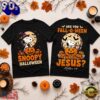 Snoopy Fall O Ween Jesus Halloween Two Sided T Shirt , Music New Design T Shirt