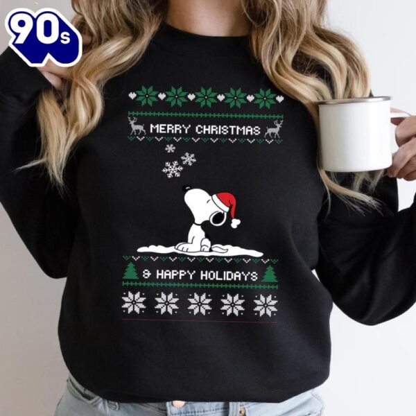 Snoopy Merry Christmas Shirt, Snoopy Dog New Year Shirt Gift Xmas
