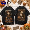 Snoopy Scarecrow Every Day Is Halloween T Shirt, Viral 3D Music Tee