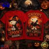 Snoopy Witch Hat and Pumpkin Halloween Spooky Season 3D Shirt , Music New Design T Shirt