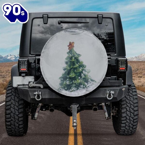 Snow Globe Spare Tire Cover – Halloween Spare Tire Cover – Christian Tire Cover Car Decor
